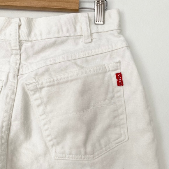 Vintage white denim shorts - Picture 4 of 6